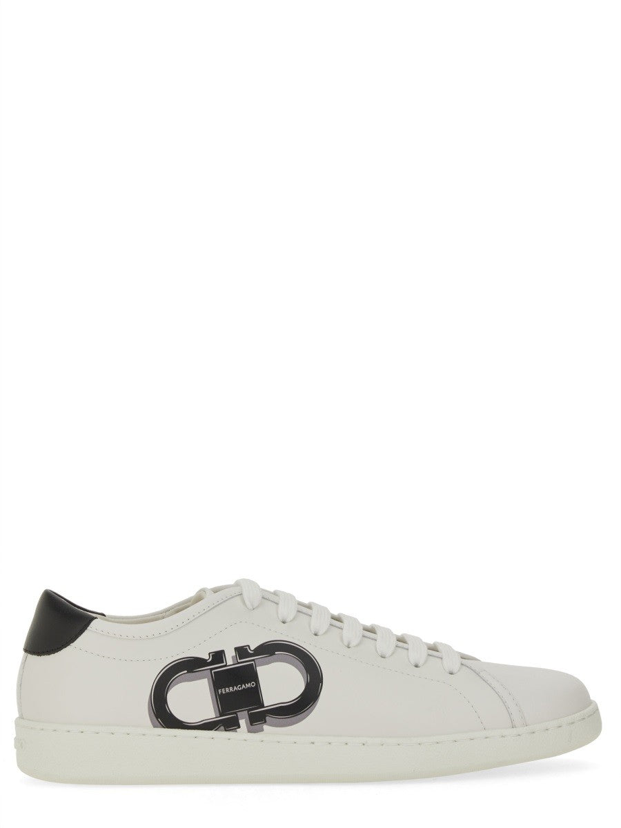 Ferragamo - Ferragamo ’Double Gancini’ Sneaker - Men’s Shoes