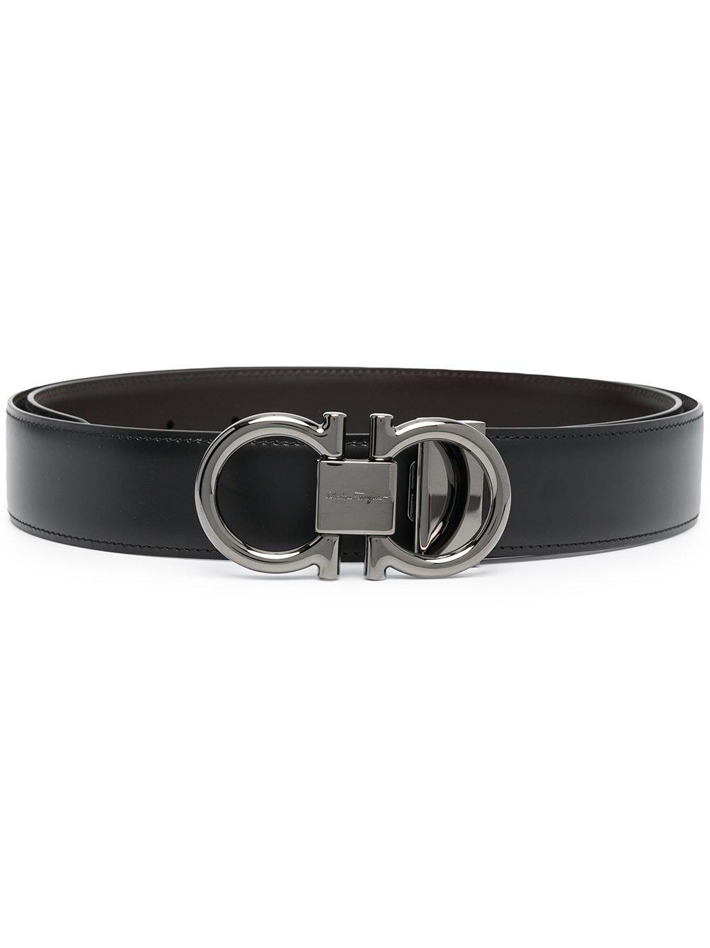 Ferragamo - Ferragamo Gancini leather belt - Men’s Accessories