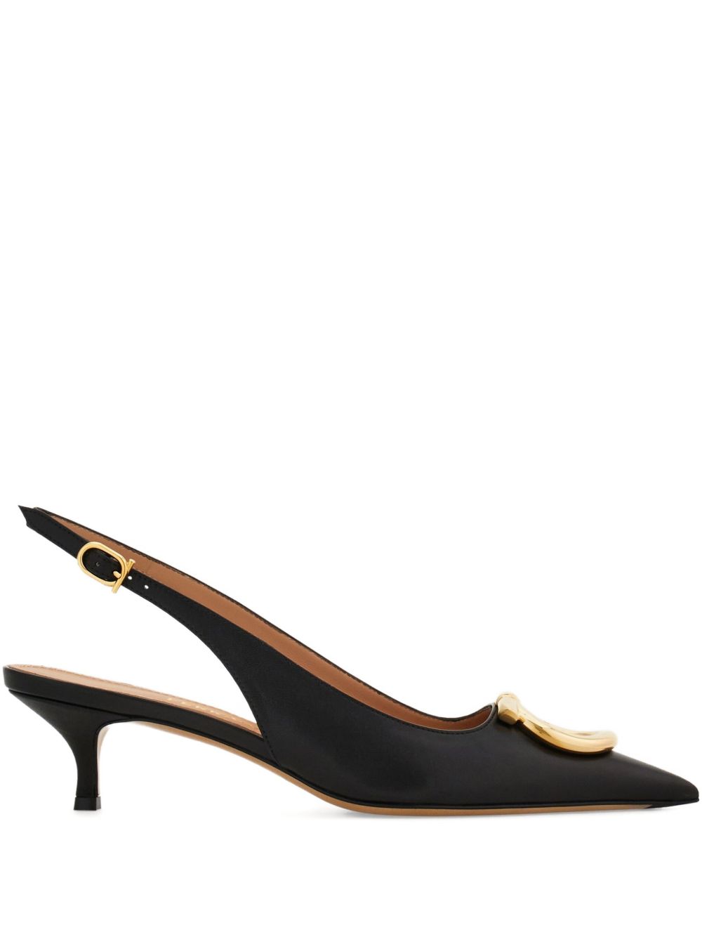 Ferragamo - Ferragamo With Heel Black - Medium Heel
