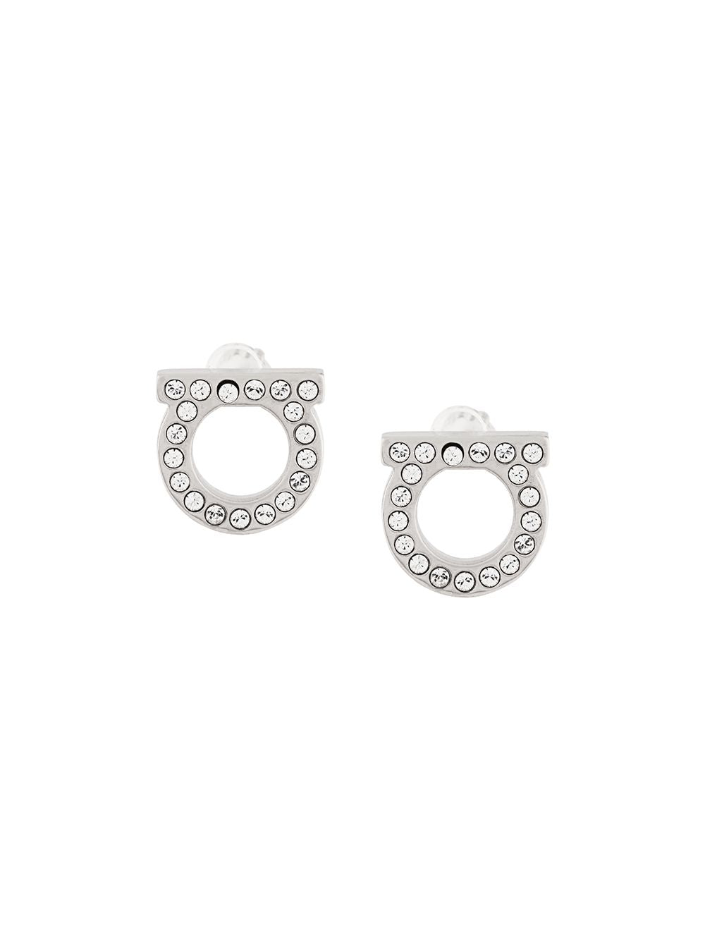 Ferragamo - Ferragamo Gancini crystals earrings - Jewellery