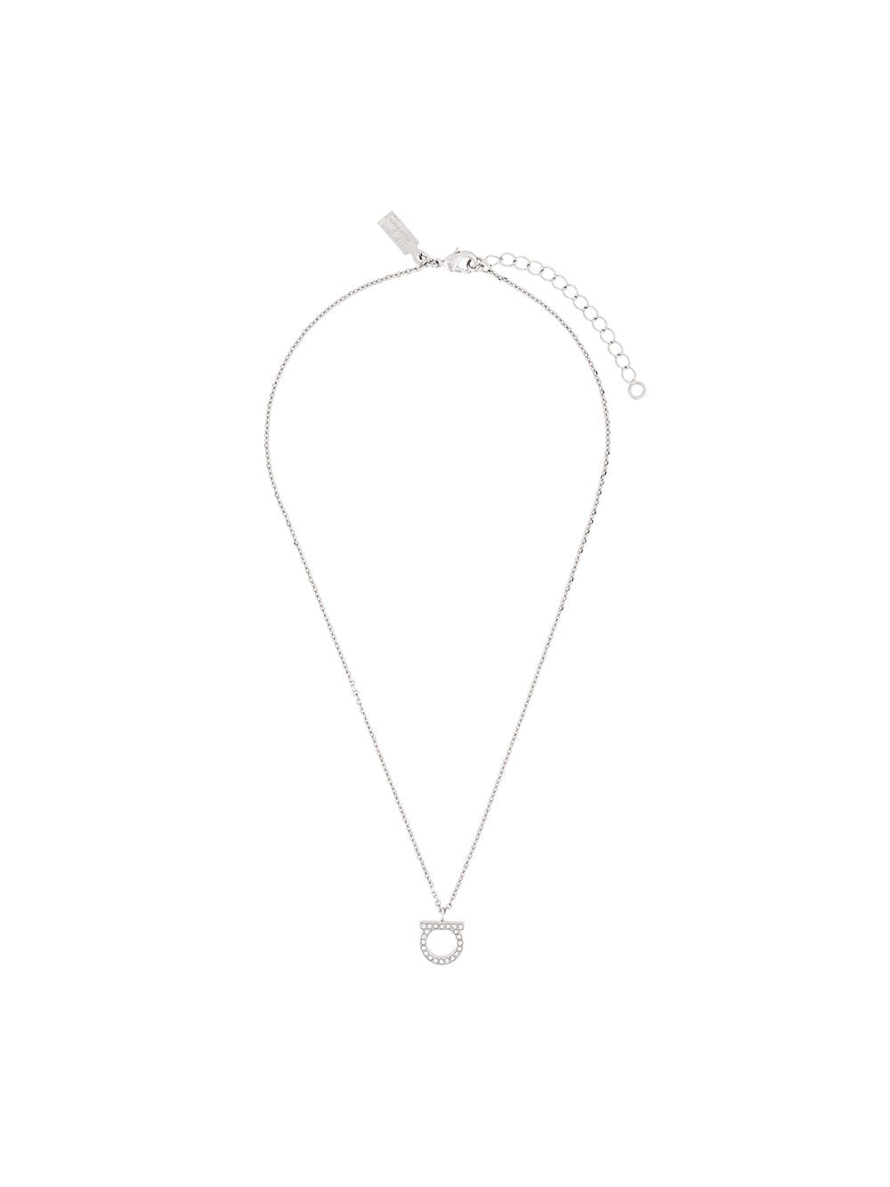 Ferragamo - Ferragamo Gancini necklace with crystals - Women’s Accessories