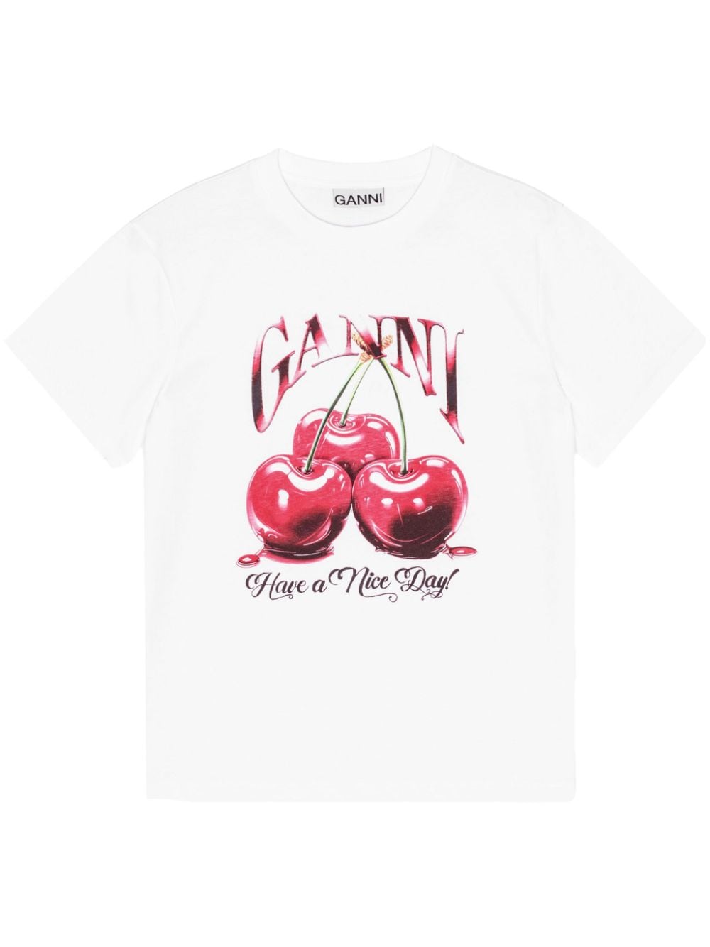 Ganni - GANNI T-shirts and Polos White - Topwear