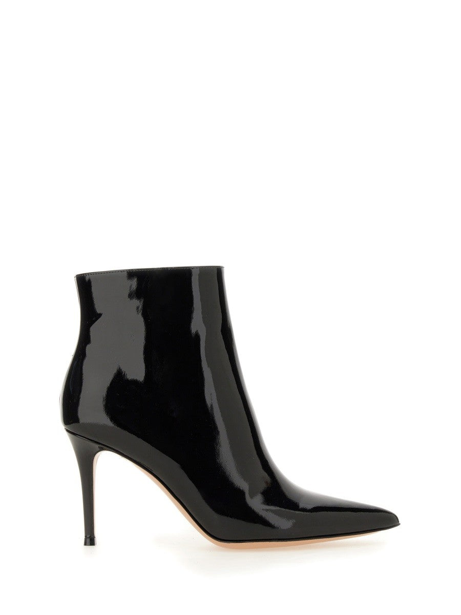 GIANVITO ROSSI - Gianvito Rossi Patent Leather Ankle Boot - Women’s Shoes