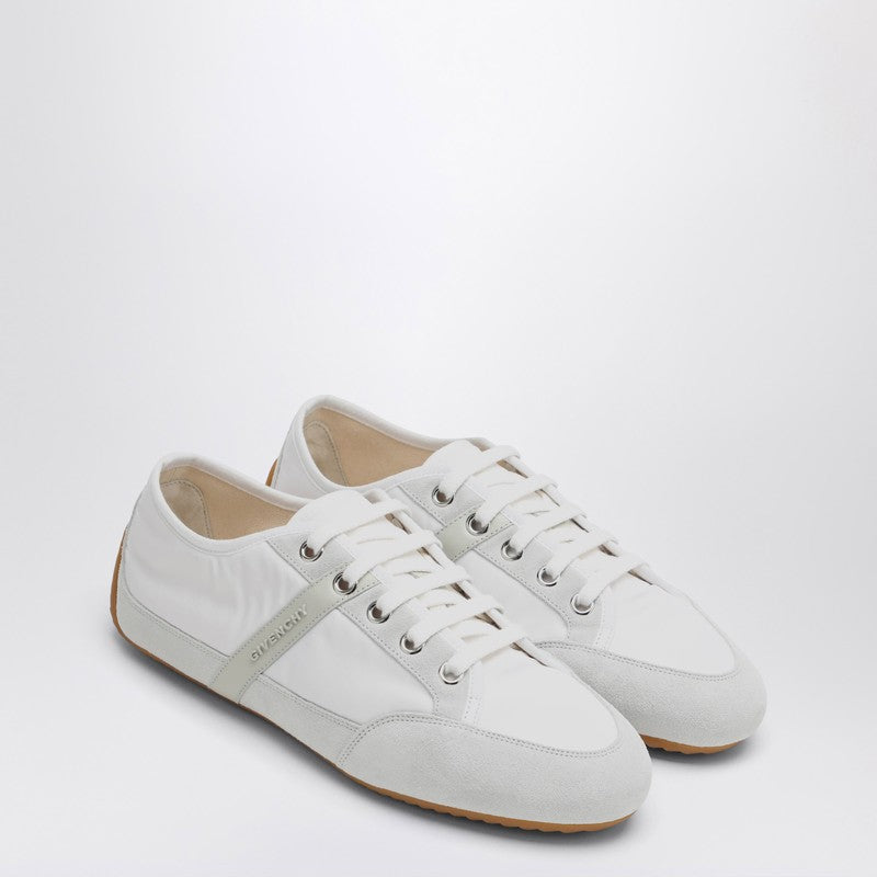 Givenchy - Givenchy White Silm sneakers in nylon and suede - Sneakers