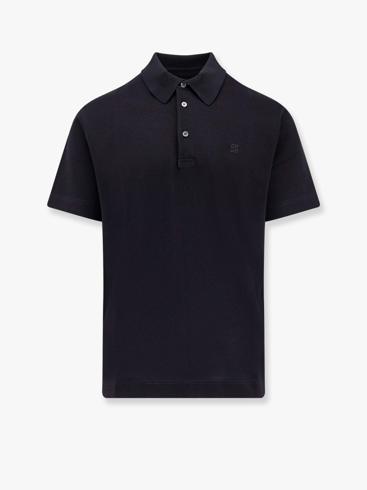 Givenchy - Givenchy Piqué Cotton Polo Shirt With 4g Embroidery - Men’s Tops