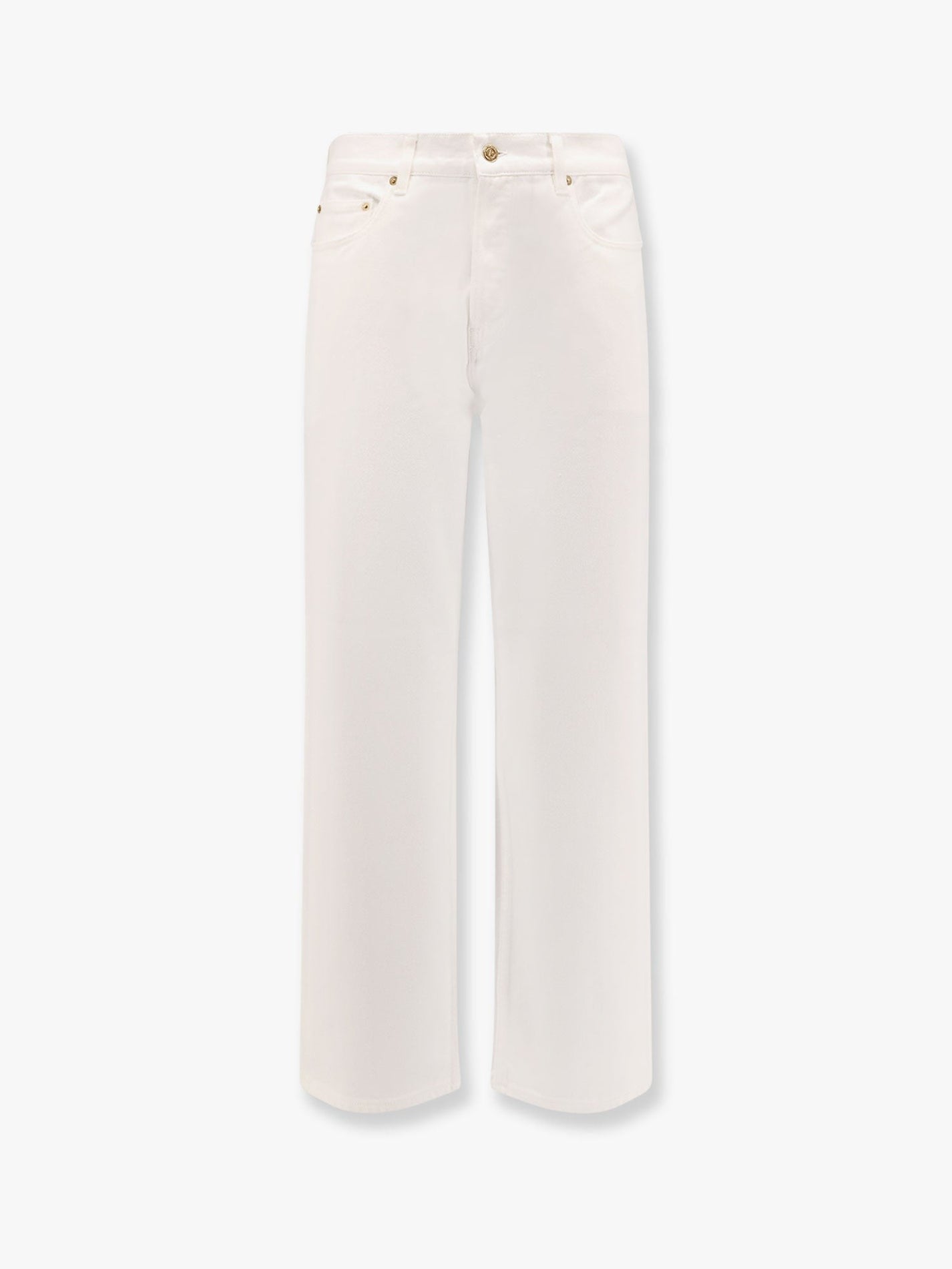 Golden Goose Deluxe Brand - Golden Goose Deluxe Brand Skate White Denim Trouser - Men’s Pants