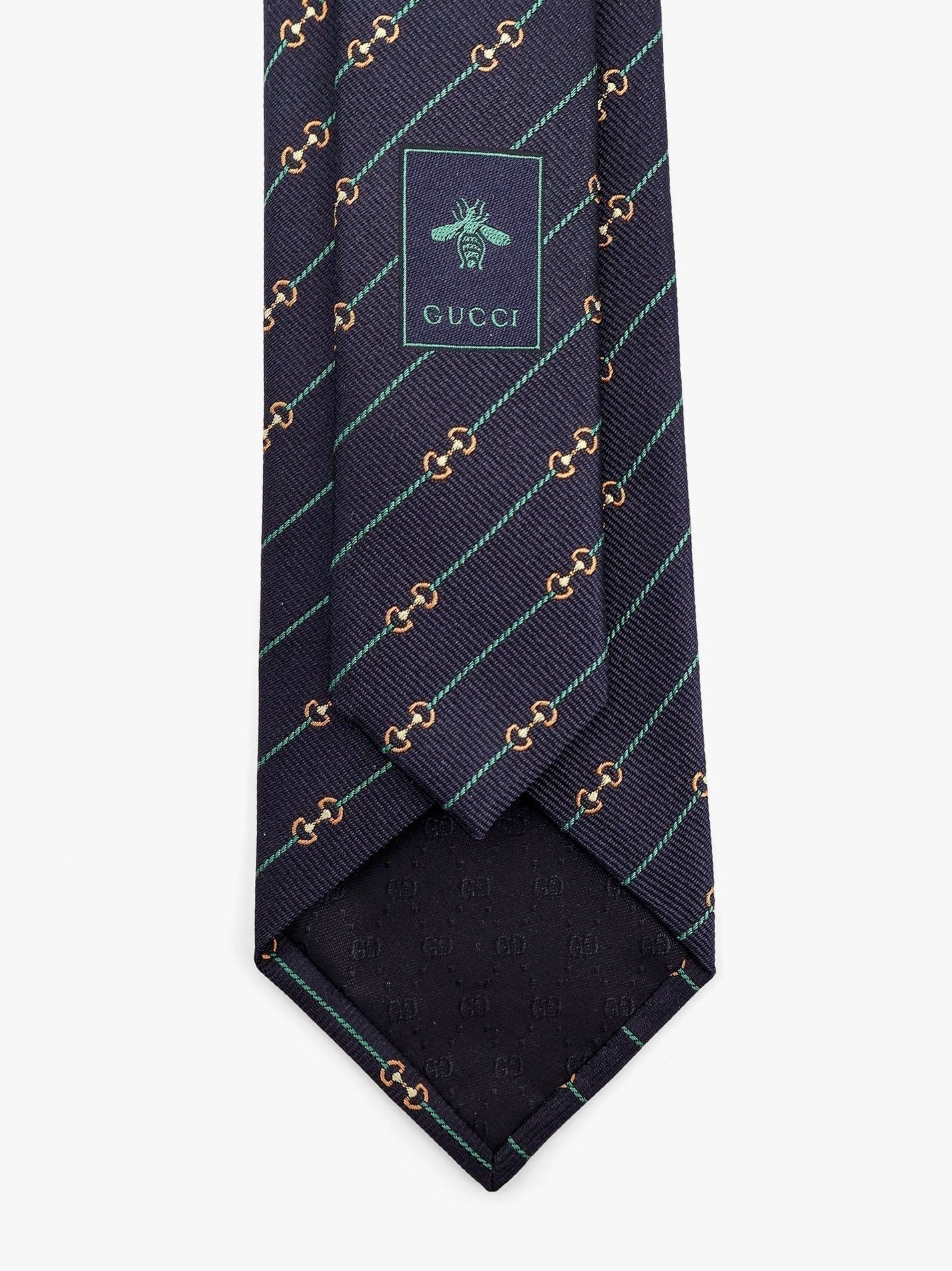Gucci - Silk Tie With Royal Morsy Motif - Men’s Accessories