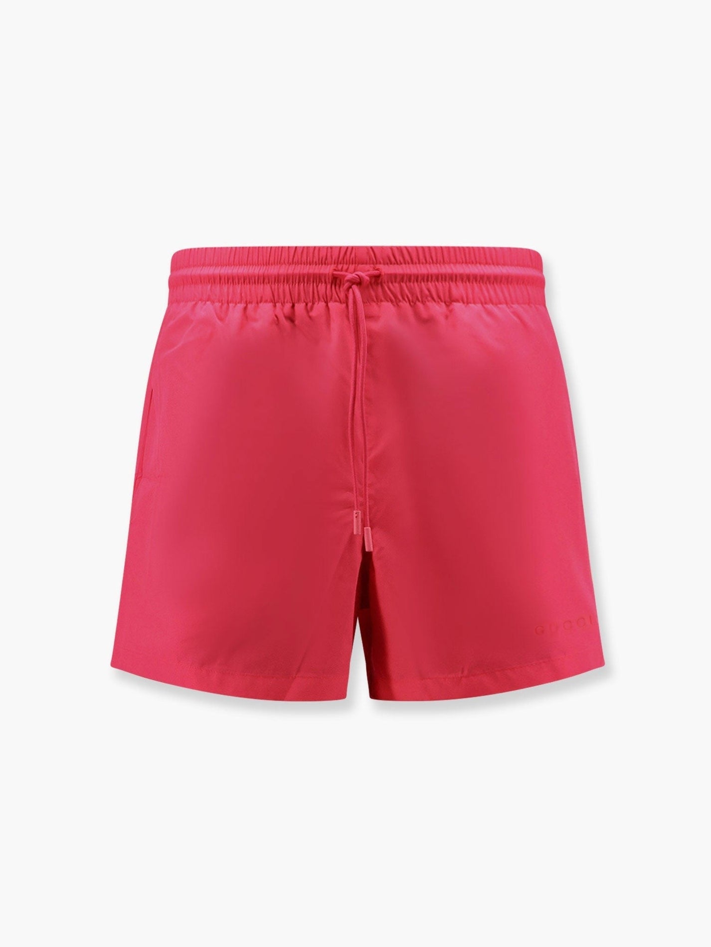 Gucci - Gucci Fluo Nylon Swim Trunks With Gucci Dust Bag - Men’s Clothing
