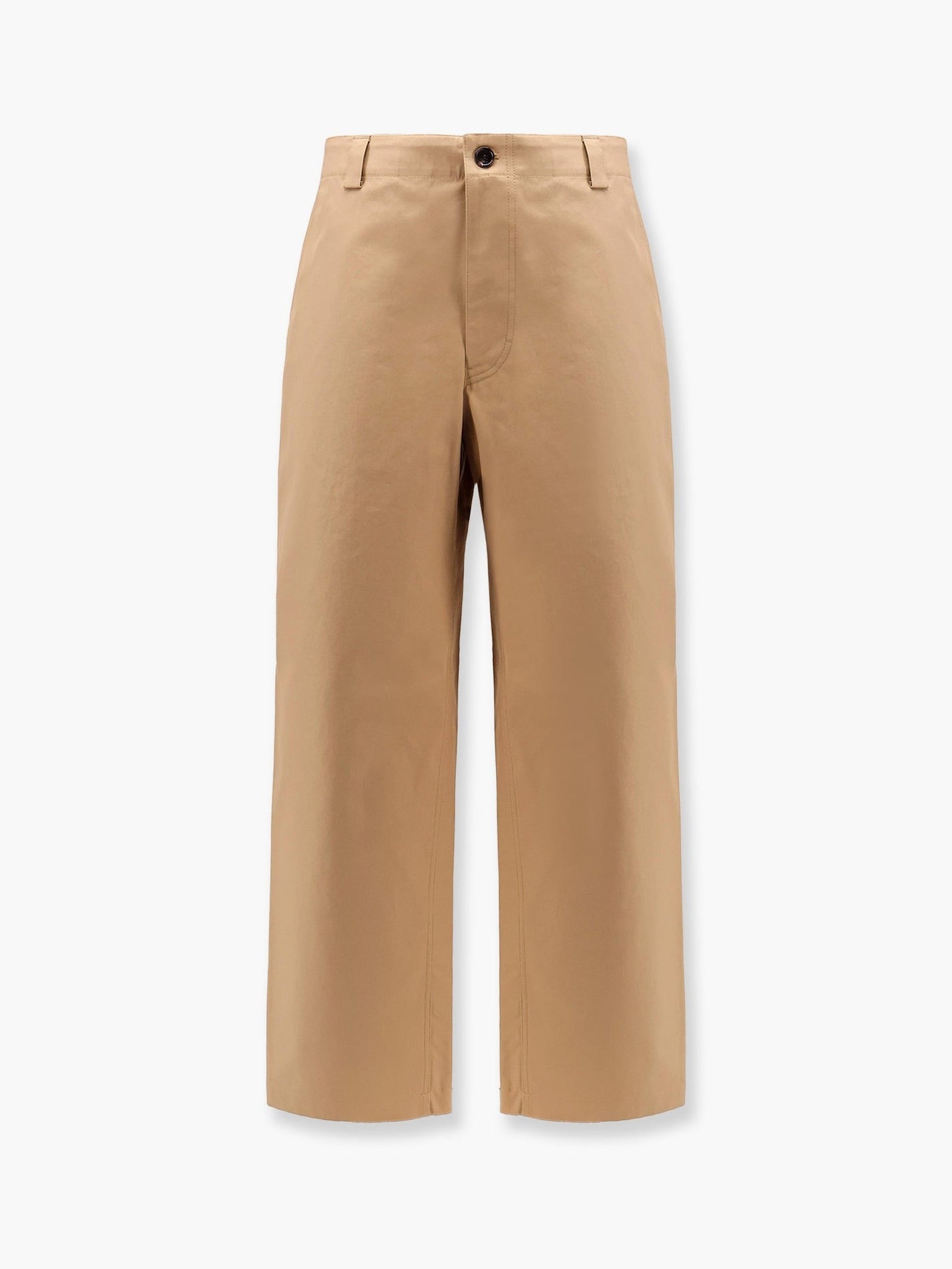 Gucci - Gucci Cotton Trouser With Web Detail - Men’s Pants