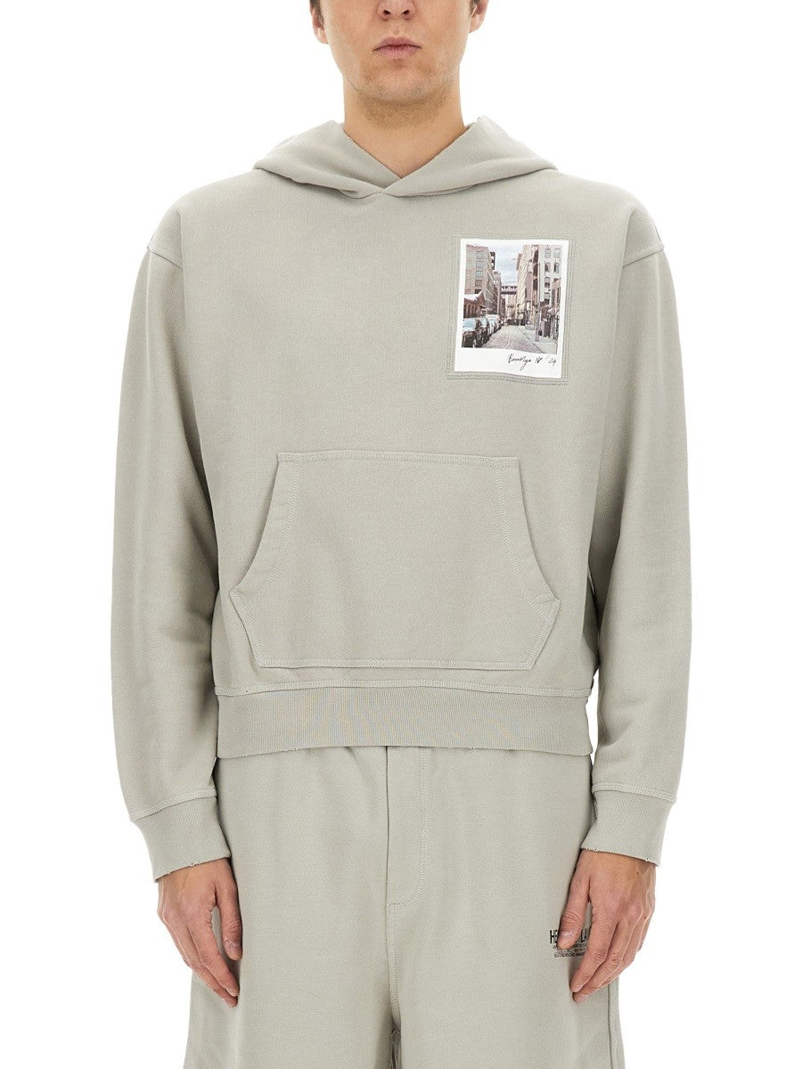 Helmut Lang - Helmut Lang ’Postcard’ Hoodie - Men’s Sweatshirts