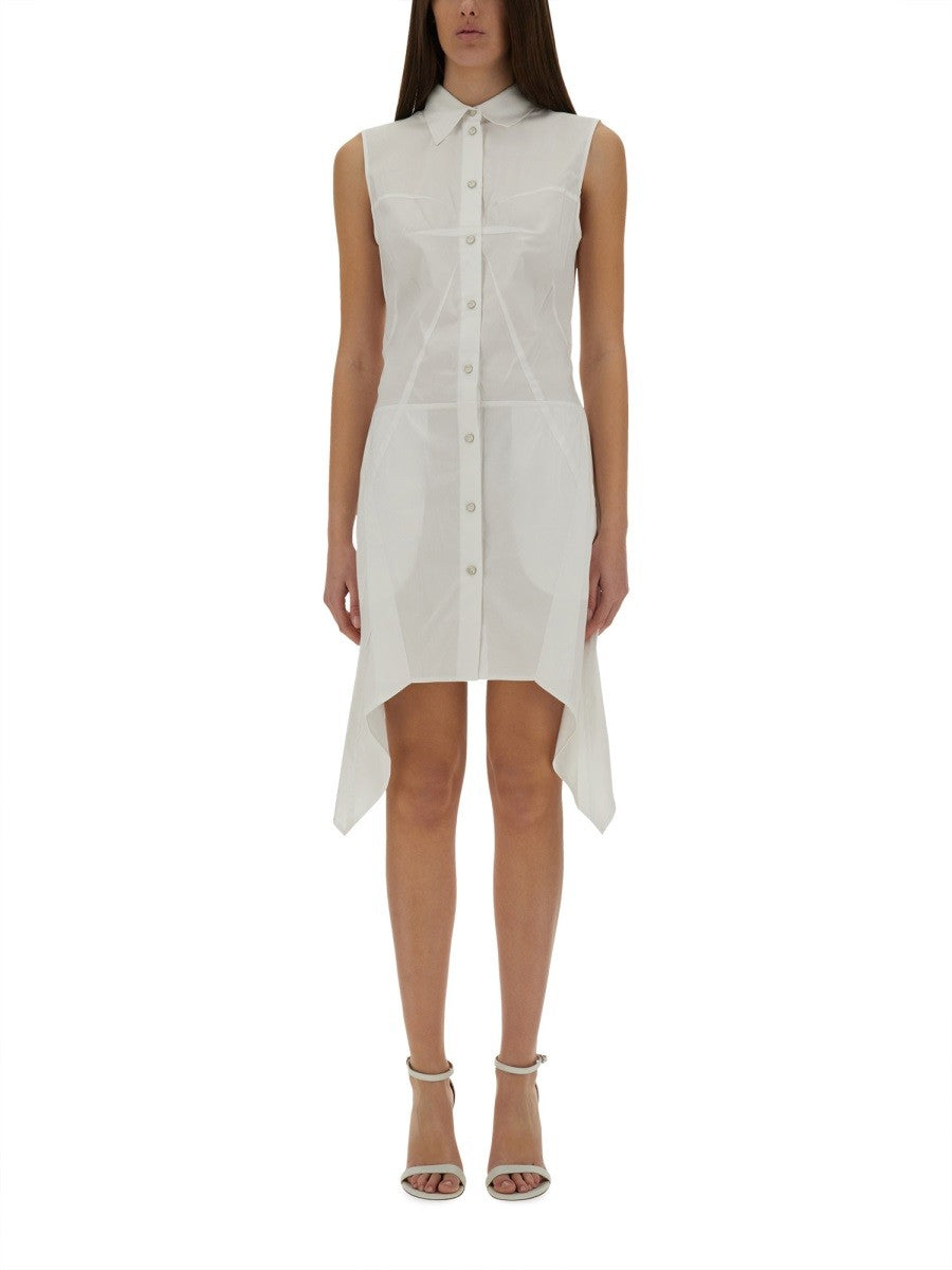 Helmut Lang - Helmut Lang Bustier Shirt Dress - Woman->Clothing->Dresses