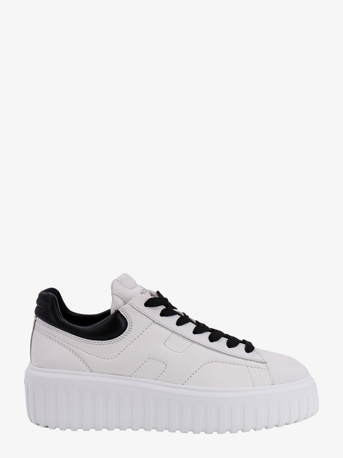 Hogan - Hogan H Stripes Leather Sneakers With Contrasting Detail - Women’s Shoes