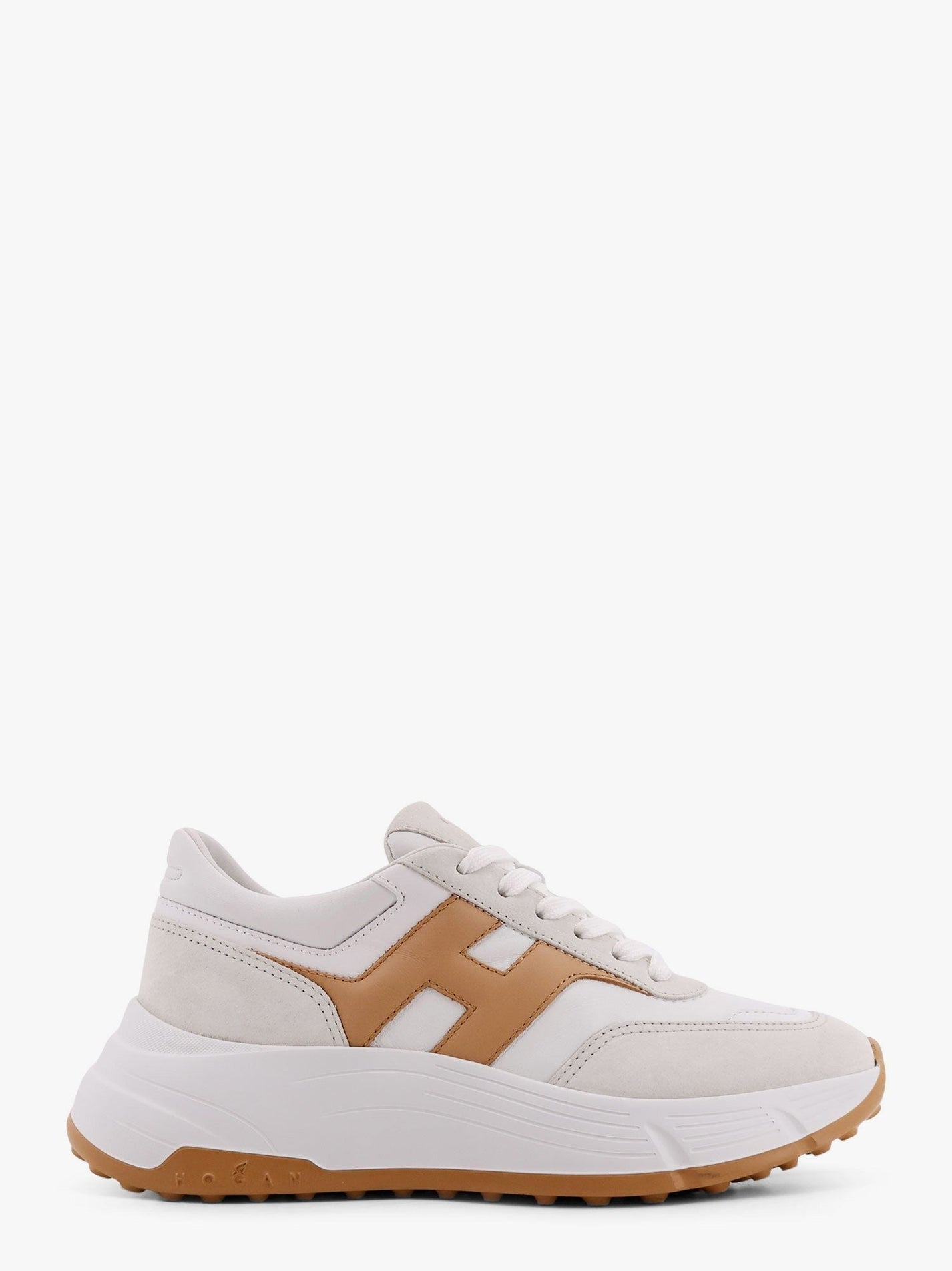 Hogan - Hogan H669 Leather Sneakers With Oversize Sole - Women’s Shoes