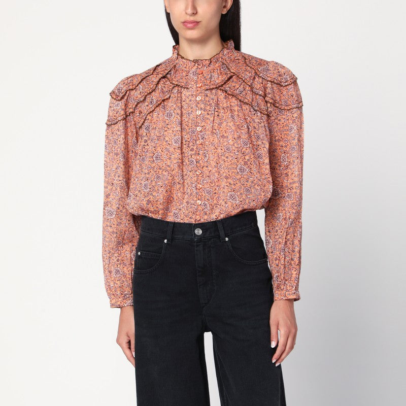 ISABEL MARANT Étoile - ISABEL MARANT Étoile Christa blouse with tapestry print - Shirts