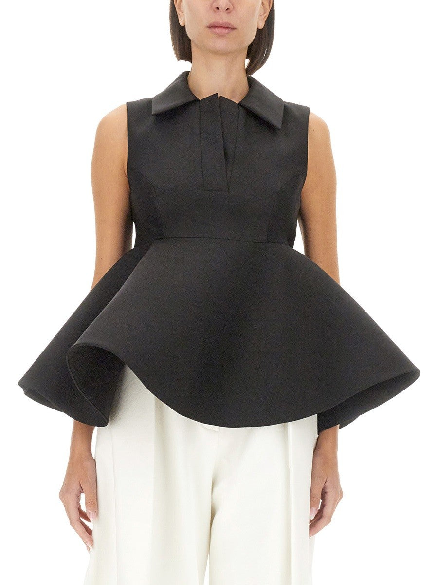 JACQUEMUS - Jacquemus Top ’Shoulder’ - Woman->Clothing->Tops