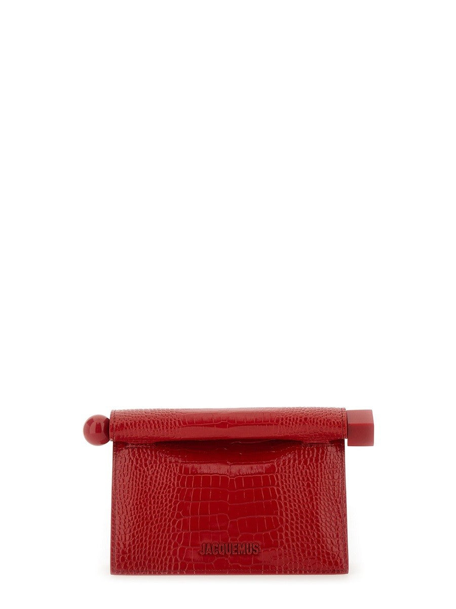 JACQUEMUS - Jacquemus Mini ’Rond Carre’ Clutch Bag - Women’s Bags