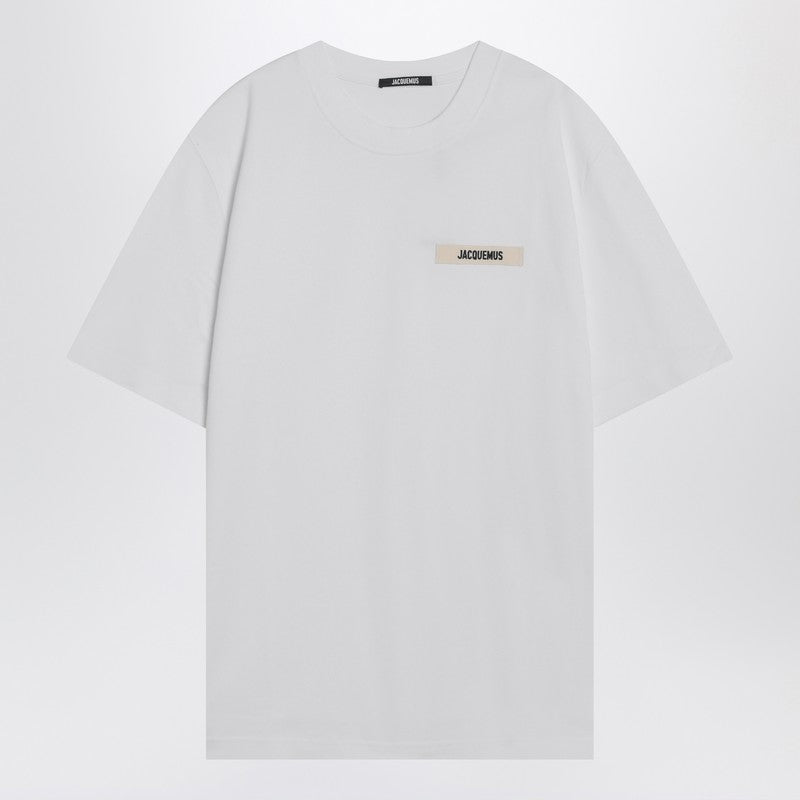 Jacquemus - JACQUEMUS White cotton crew neck T-shirt - Topwear