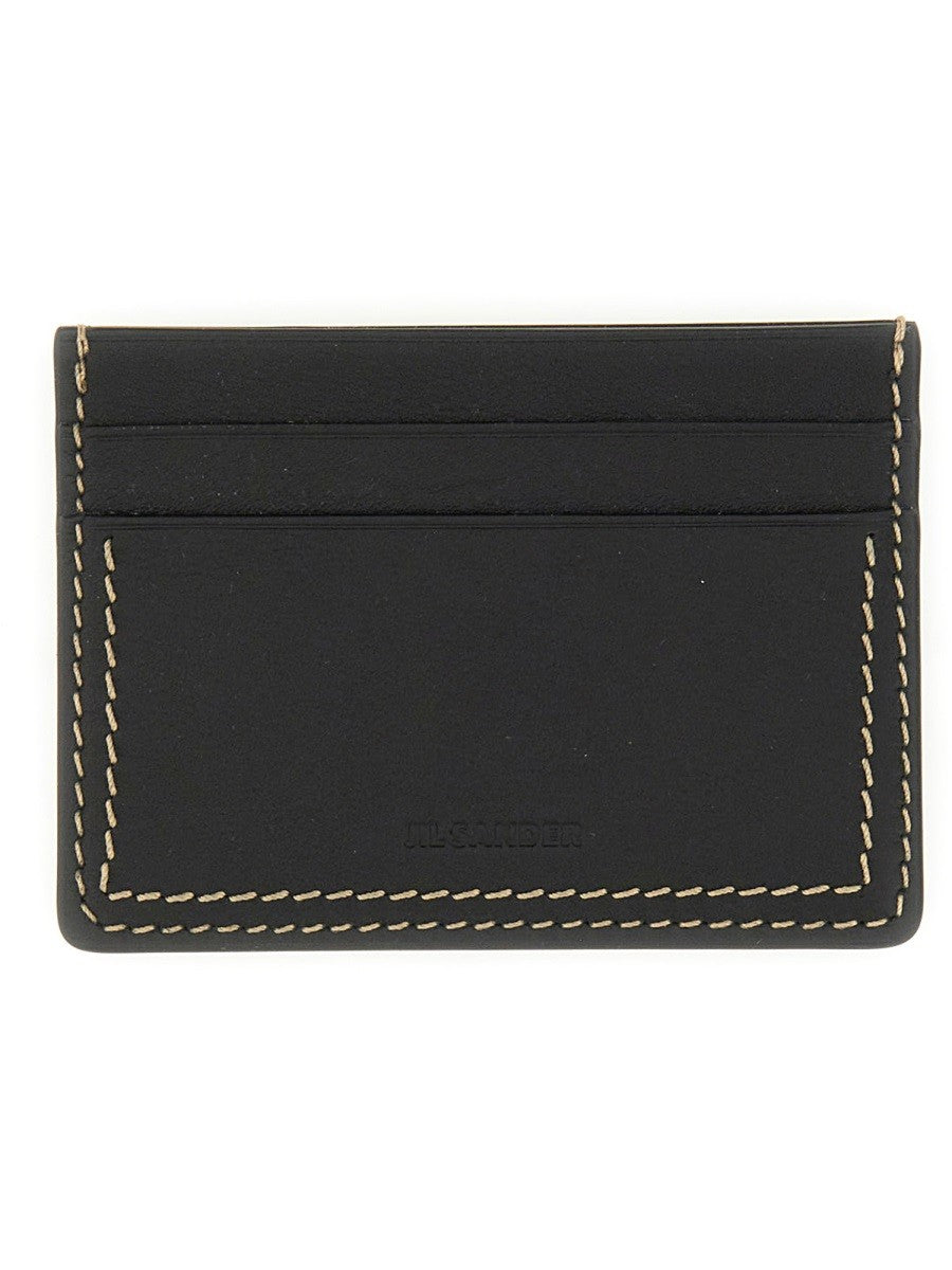 JIL SANDER - Jil Sander Leather Card Holder - Men’s Accessories