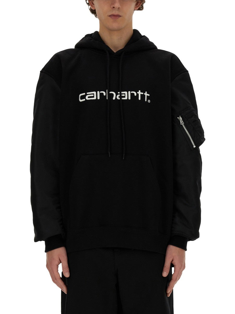 JUNYA WATANABE MAN - Junya Watanabe Man Junya Watanabe Man X Carhartt Sweatshirt - Man->Clothing->sweatshirts