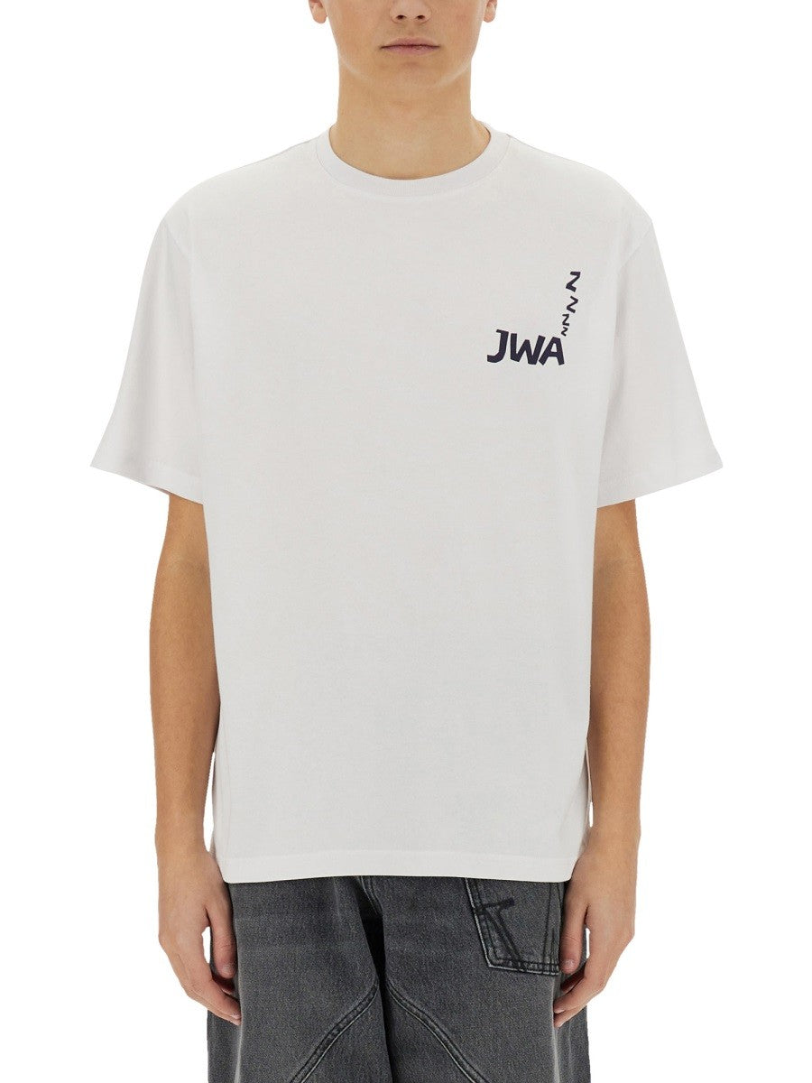 jw anderson - Jw Anderson T Shirt With Logo - Man->Clothing->T-Shirts