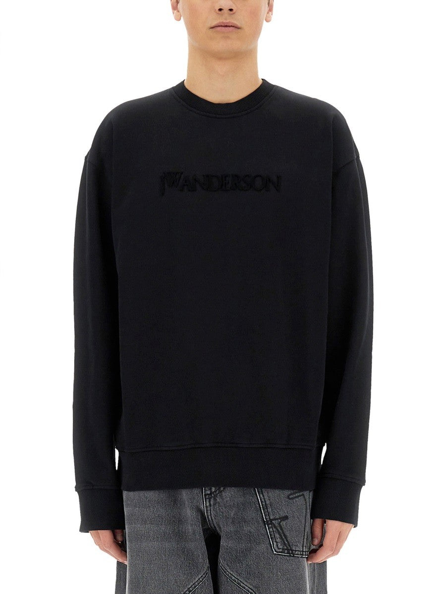 jw anderson - Jw Anderson Sweatshirt With Logo - Man->Clothing->sweatshirts