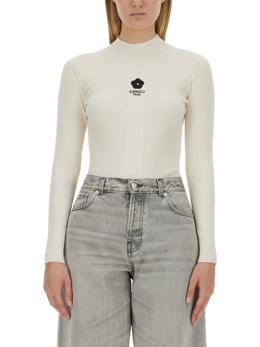 Kenzo - Kenzo Jersey With Logo - Woman->Clothing->Sweaters