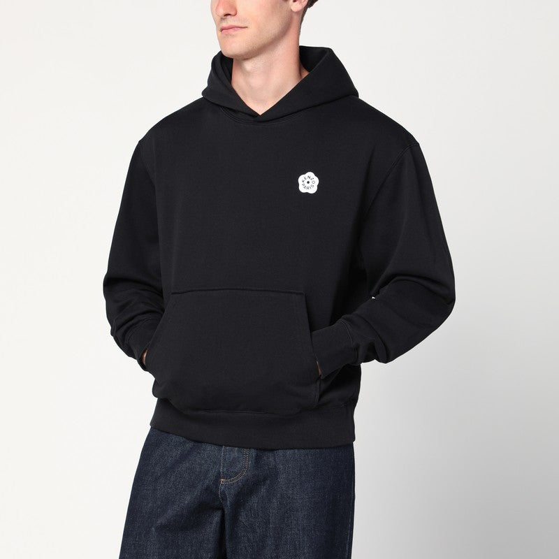 Kenzo - KENZO Black cotton hoodie - Topwear