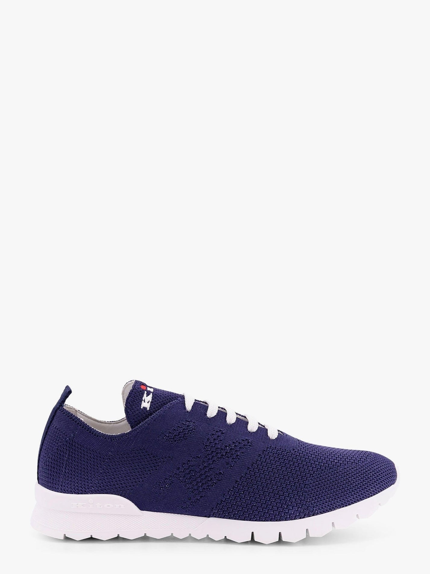 KITON CIRO PAONE - Kiton Ciro Paone Knit Sneakers With Lateral Monogram - Men’s Shoes