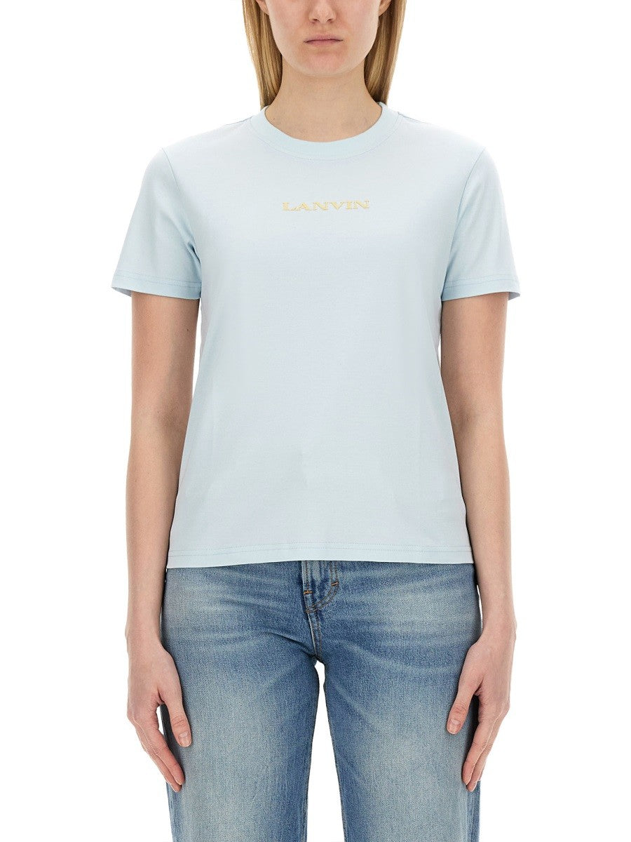 Lanvin - Lanvin T Shirt With Logo - Woman->Clothing->t-shirts