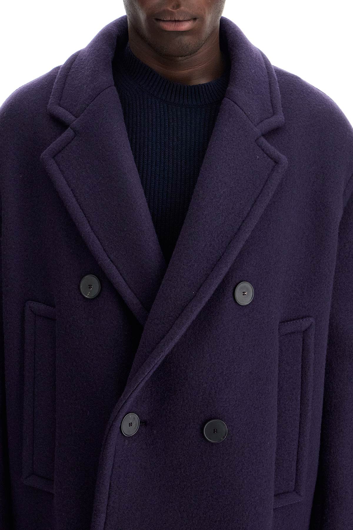 Lanvin - Lanvin double-breasted heavy wool coat - Jackets
