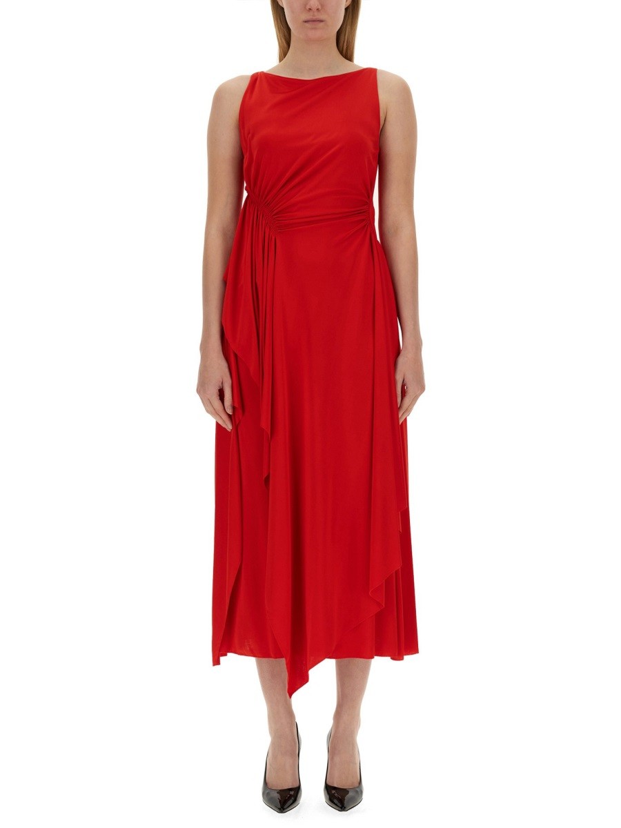 Lanvin - Lanvin Dress With Drape - Woman->Clothing->Dresses