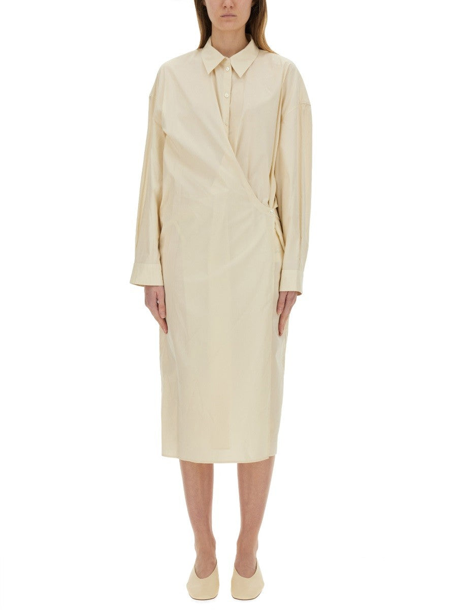 LEMAIRE - Lemaire ’Straight Collar Twisted’ Dress - Women’s Clothing