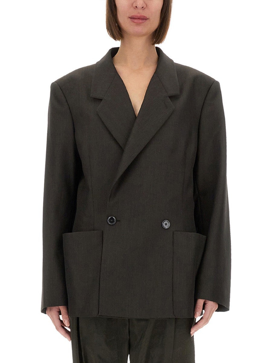 LEMAIRE - Lemaire Double Breasted Tailored Jacket - Woman->Clothing->Jackets