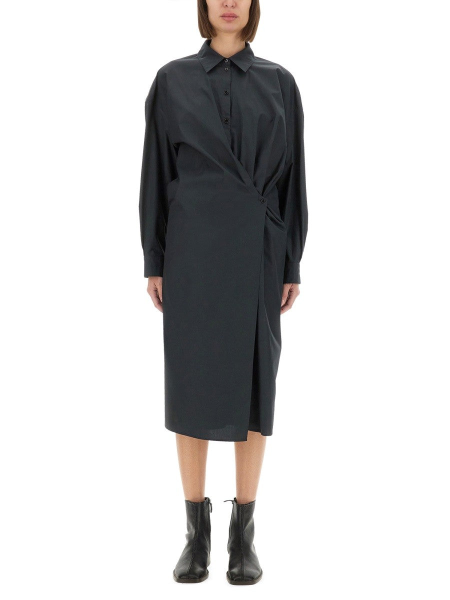 LEMAIRE - Lemaire ’Straight Collar Twisted’ Dress - Women’s Clothing