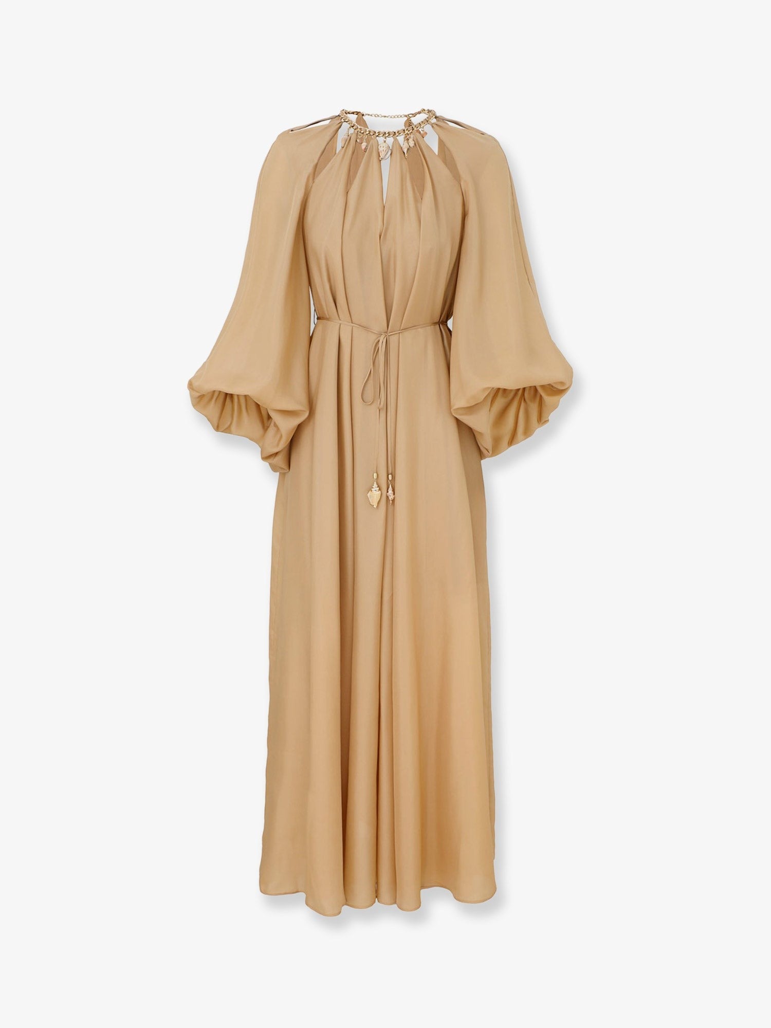 zimmermann women's dresses Mahon Long Silk Dress – Iconic all Woman Office Wear Coats Off-shoulder dress Women's Size:12
