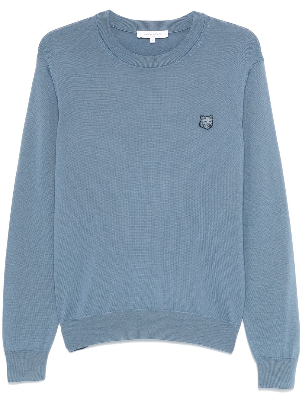 Maison Kitsuné - Maison Kitsuné Maison Kitsune Bold Fox Head Applique Sweater - Men’s Knitwear