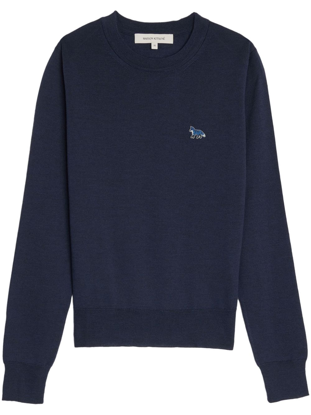 Maison Kitsuné - Maison Kitsuné Maison Kitsune W Baby Fox Patch Regular Jumper - Women’s Knitwear