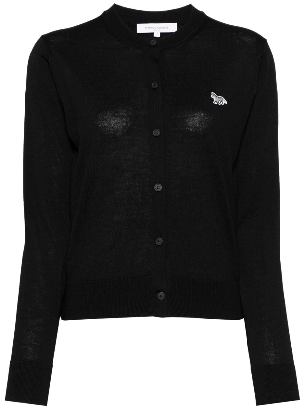 Maison Kitsuné - Maison Kitsuné Maison Kitsune mid-length knitted cardigan - Women’s Knitwear