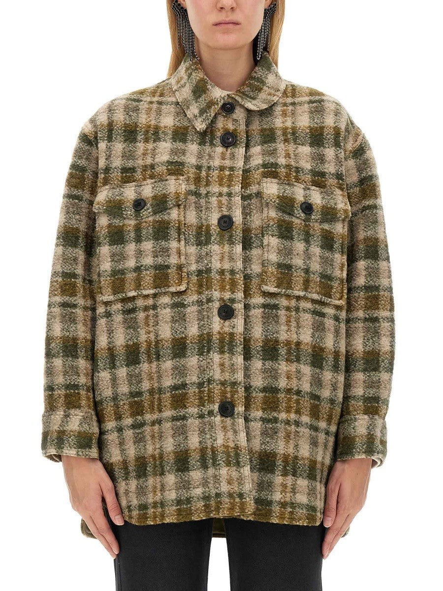 MARANT ETOILE - Marant Etoile Shirt Jacket ’Harveli’ - Woman->Clothing->SPORTS JACKETS