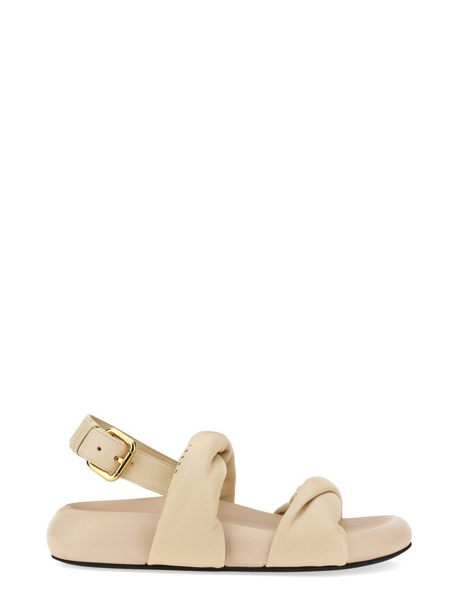 Marni - Marni Leather Sandal - Woman->FOOTWEAR->SANDALS