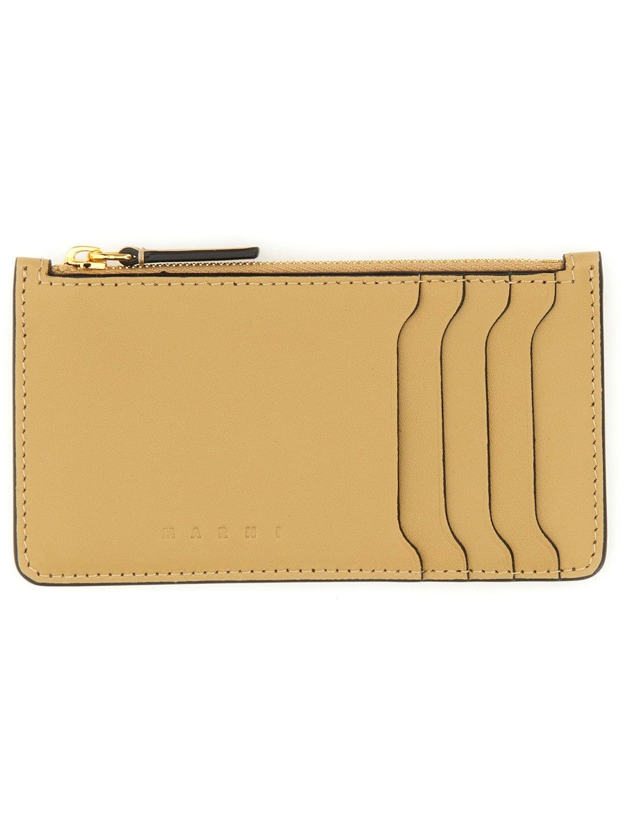 Marni - Marni Card Holder With Logo - Woman->Accessories->Wallets