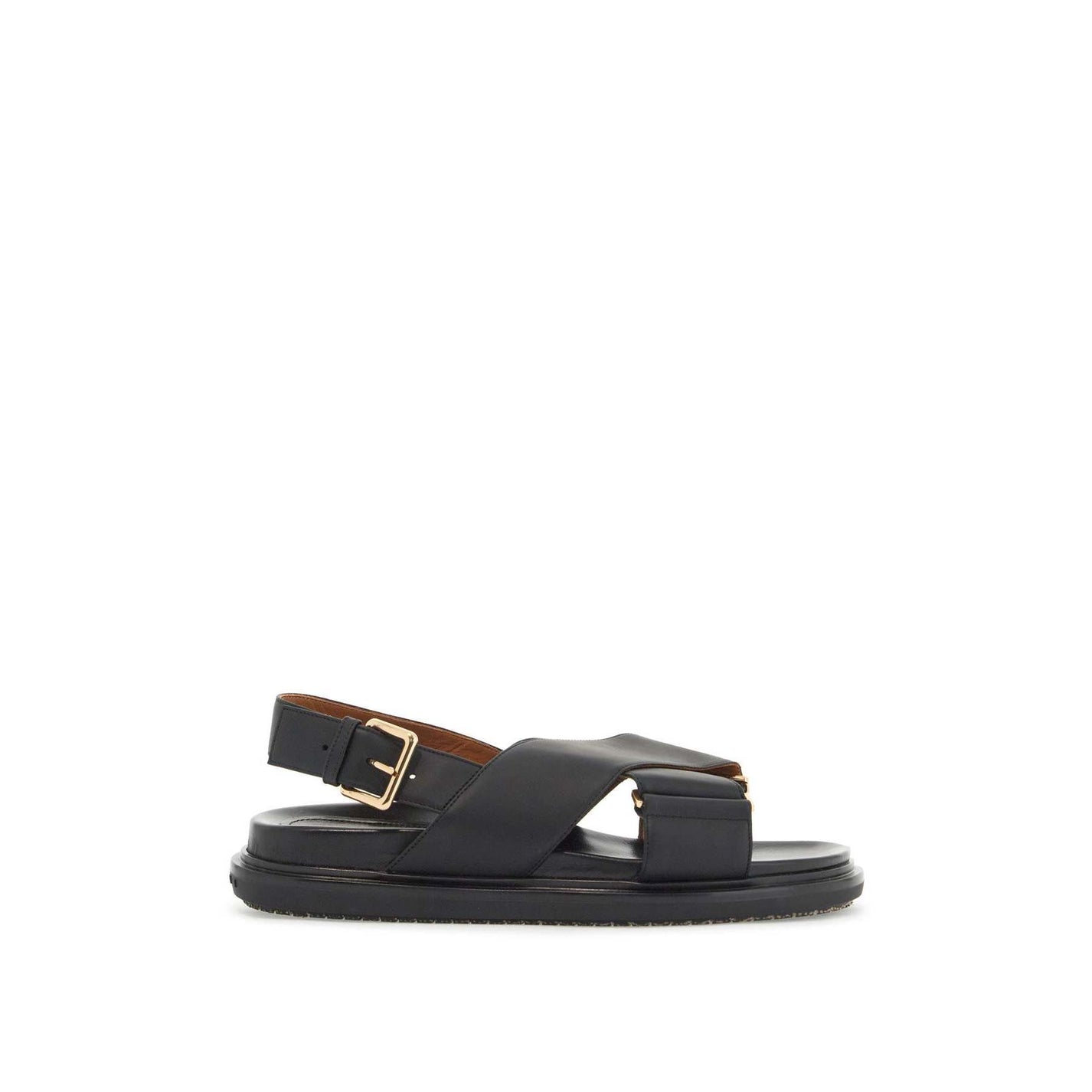 Marni - Marni leather fussbett sand - Sandals