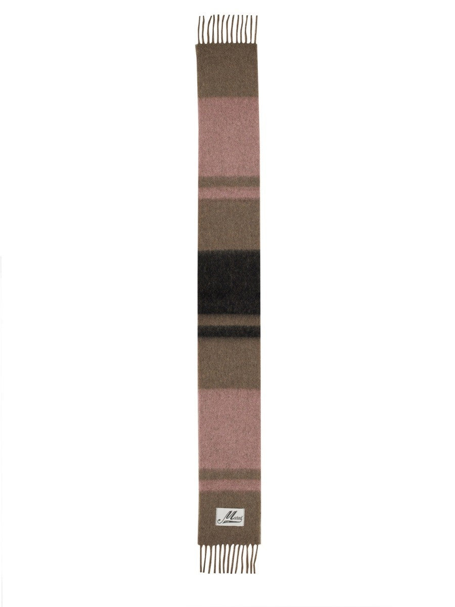 Marni - Marni Scarf With Logo - Woman->Accessories->Scarves