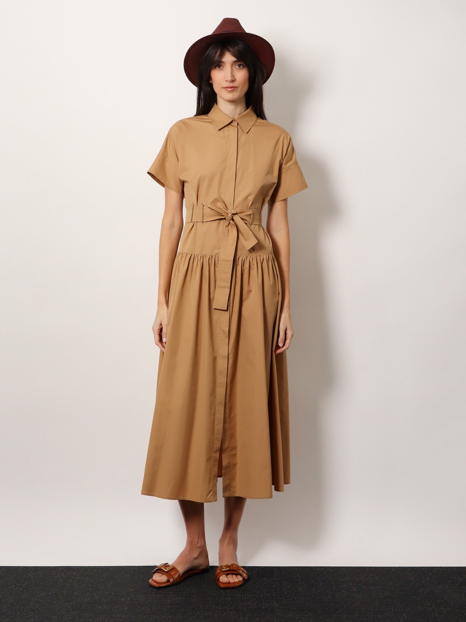 Max Mara - Agoraio Cotton Chemisier Dress - Women’s Clothing