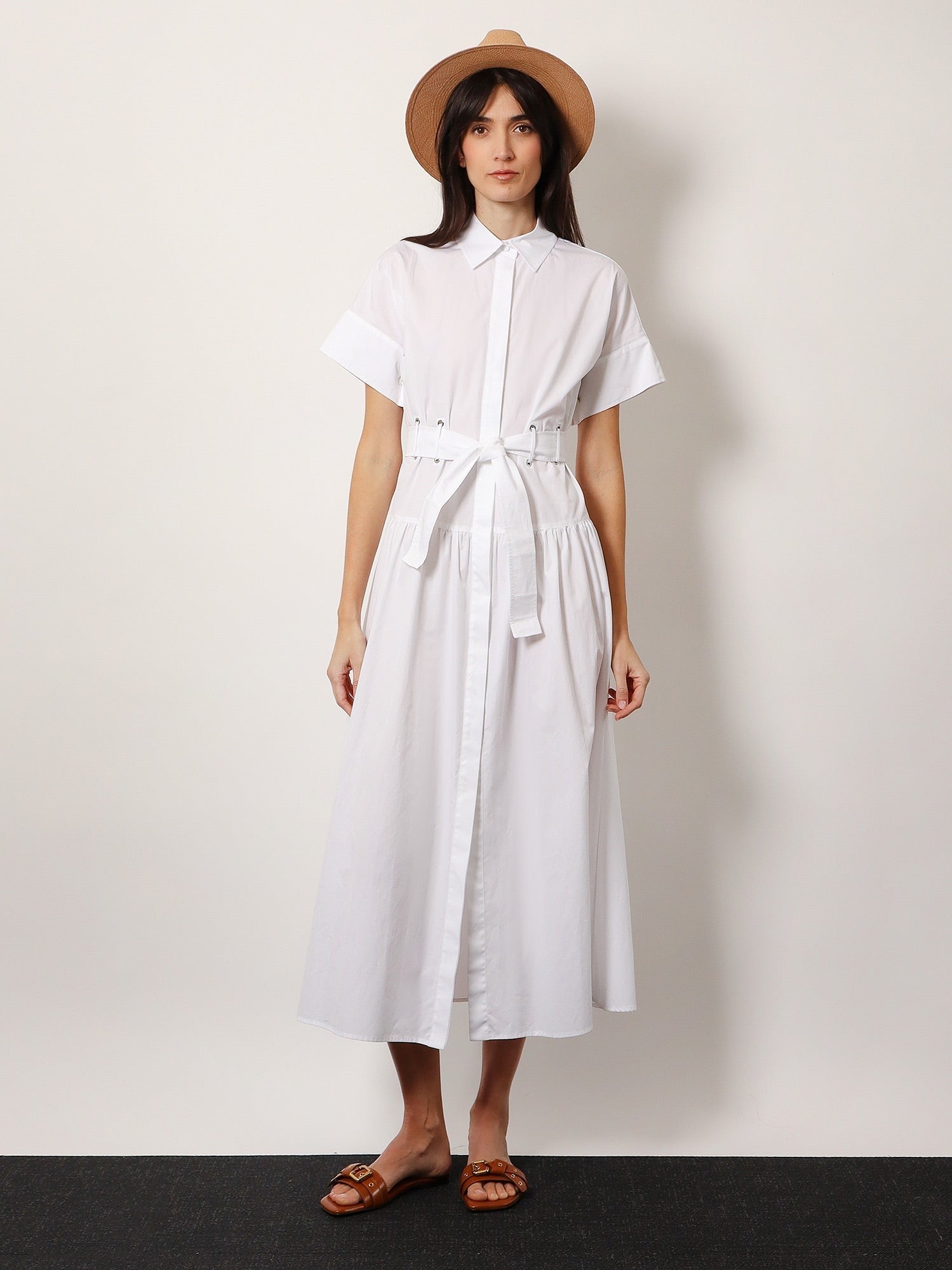 Max Mara - Agoraio Cotton Chemisier Dress - Women’s Clothing