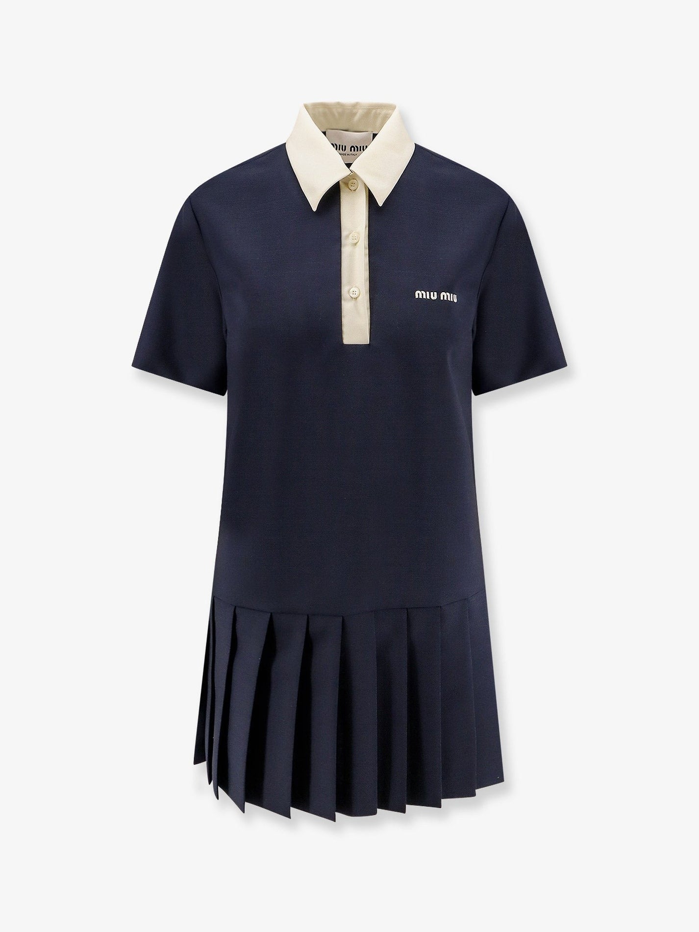 Miu Miu - Miu Miu Mohair And Virgin Wool Short Dress - Woman->Clothing->Dresses->Vestiti Corti