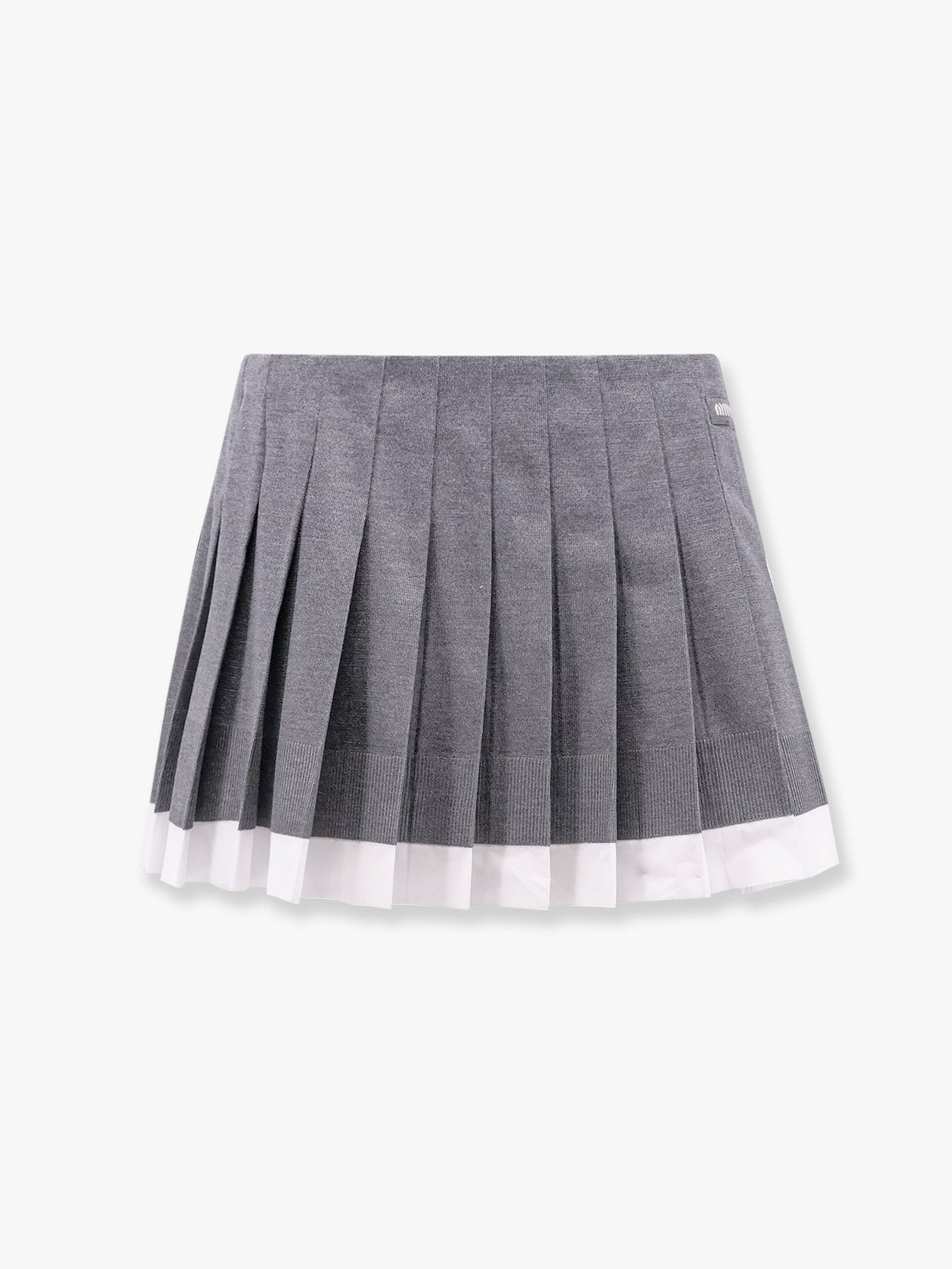 Miu Miu - Miu Miu Recycled Silk Pleated Skirt - Woman->Clothing->Skirts
