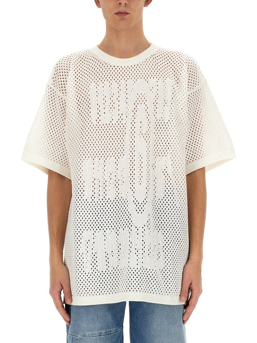 MM6 MAISON MARGIELA - Mm6 Maison Margiela T Shirt With Logo - Man->Clothing->T-Shirts