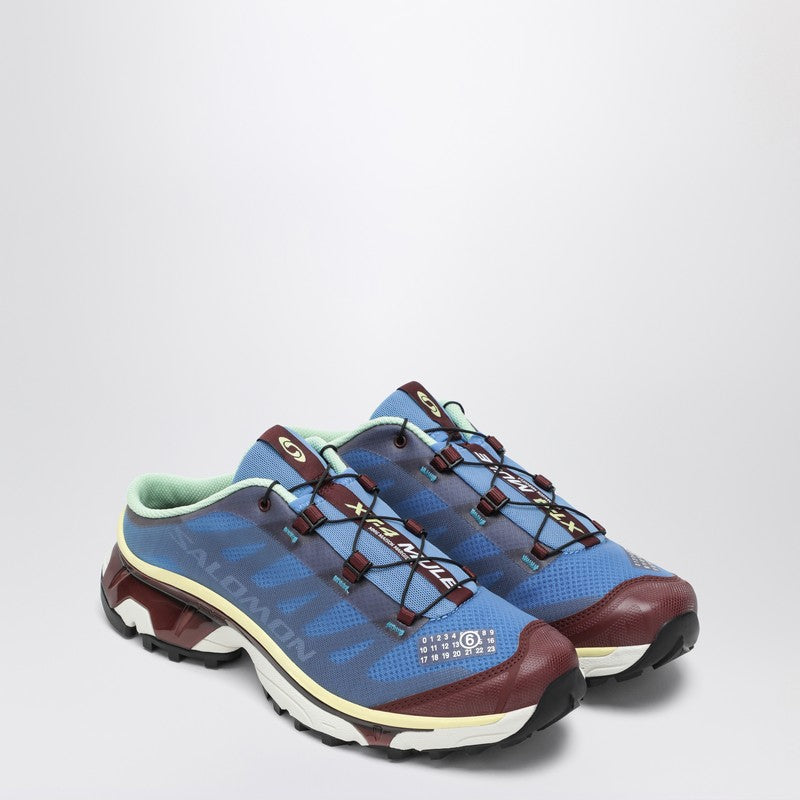 MM6 X Salomon - MM6 X Salomon Mule XT-4 blue/brown - Slippers & Flip-flops