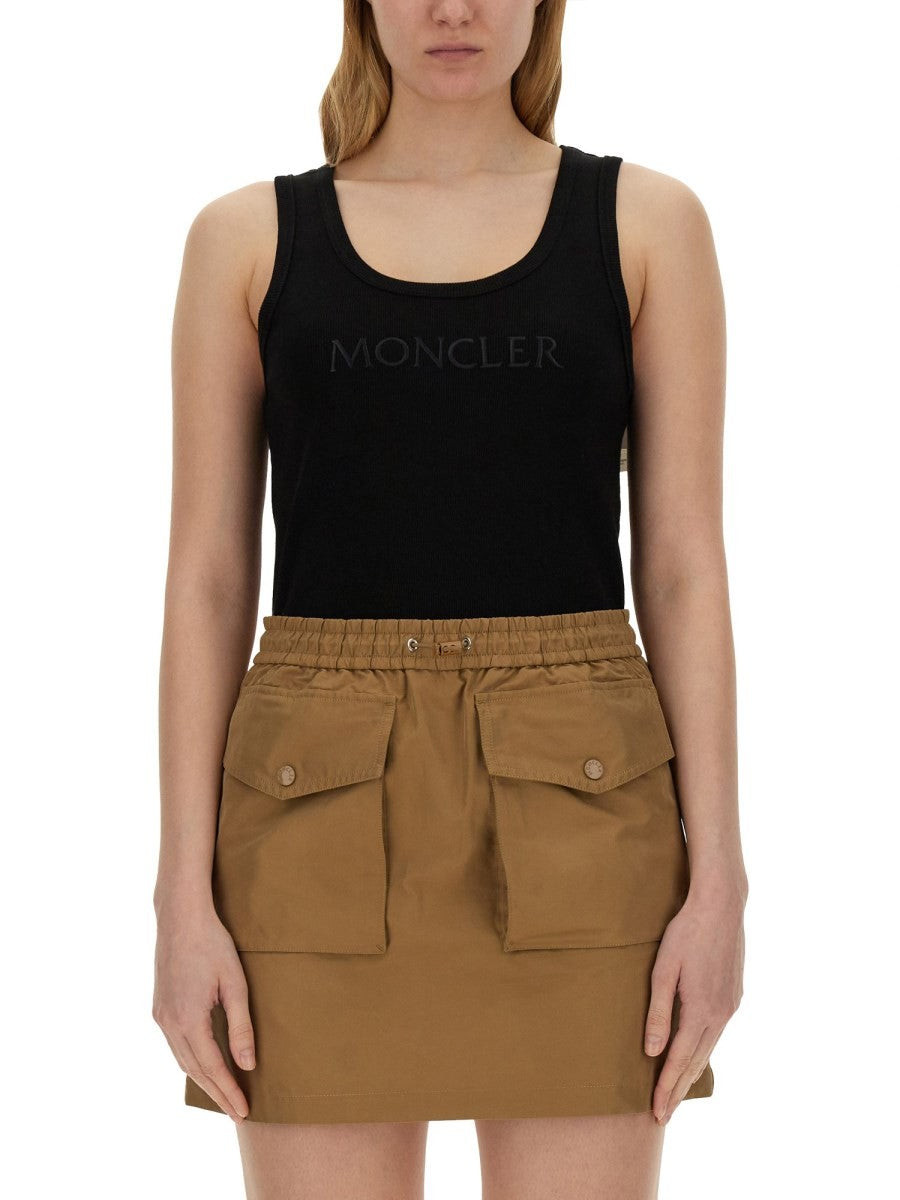 Moncler - Moncler Tops With Logo - Woman->Clothing->Tops